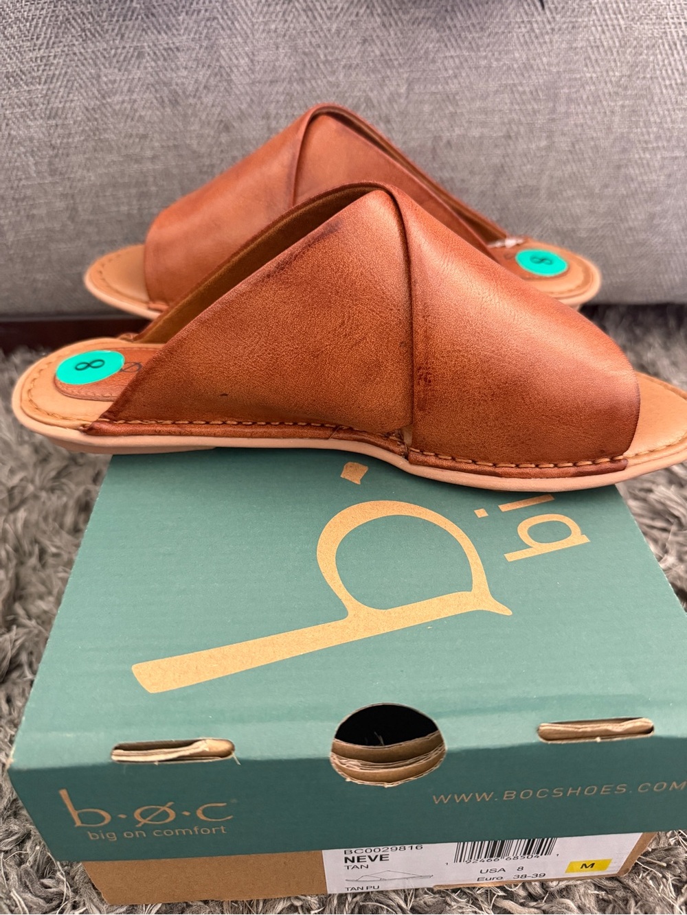 b.o.c. Brown Sandals (New) - Picture 7 of 8